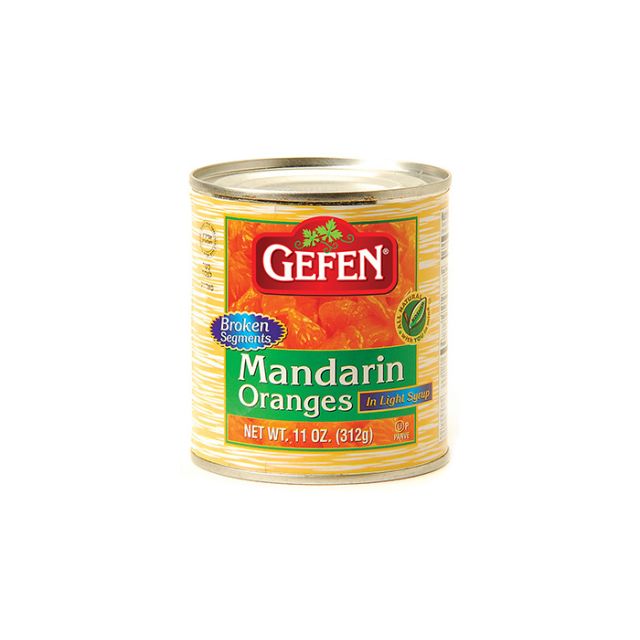 Gefen Canned Mandarins (Broken) 11 Oz-04-201-02