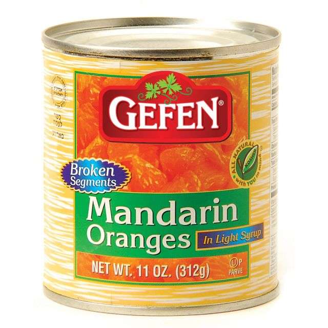 Gefen Canned Mandarins (Broken) 11 Oz-04-201-02