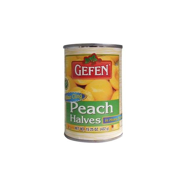 Gefen Canned Peach Halves 15.25 Oz-PK318501