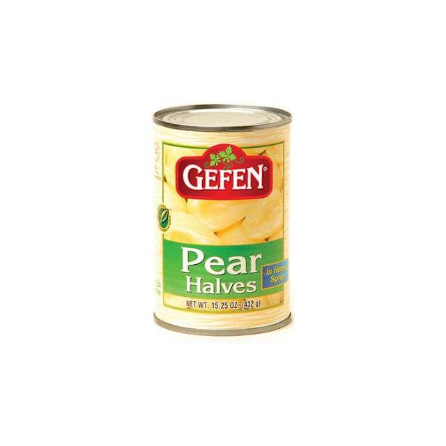 Gefen Canned Pear Halves 15.25 Oz-PK318503