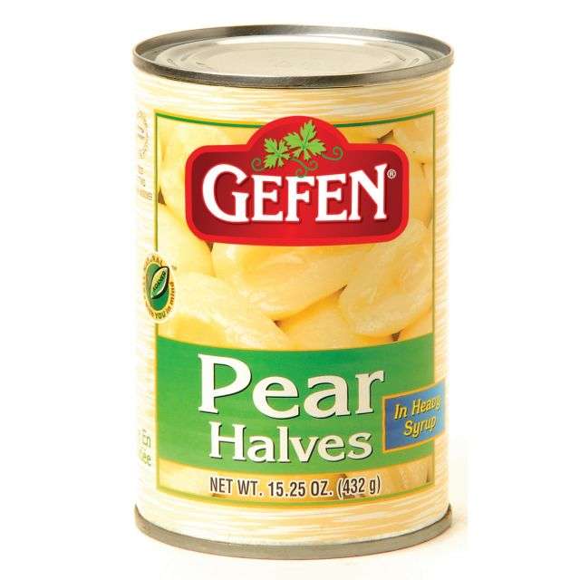 Gefen Canned Pear Halves 15.25 Oz-04-201-06