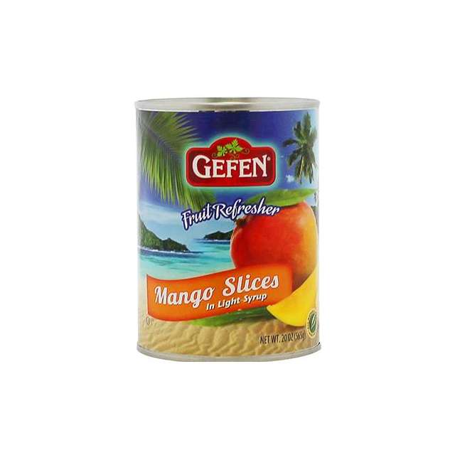 Gefen Canned Sliced Mango 20 Oz-04-201-08