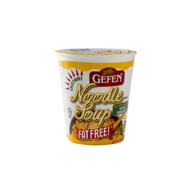 Gefen Fat Free Instant Chicken Noodle Soup (No MSG) 1.92 Oz-PK322110