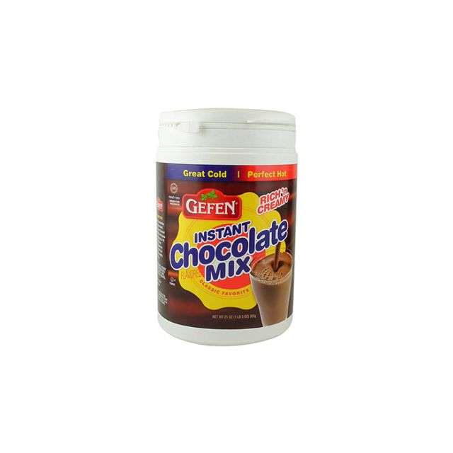 Gefen Instant Chocolate Flavored Mix 21 Oz-04-376-01