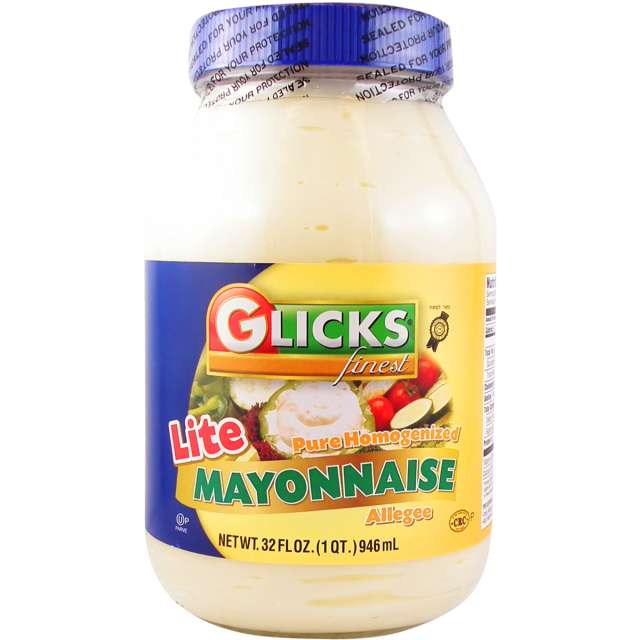 Glicks Lite Mayonnaise 30 oz-04-768-11