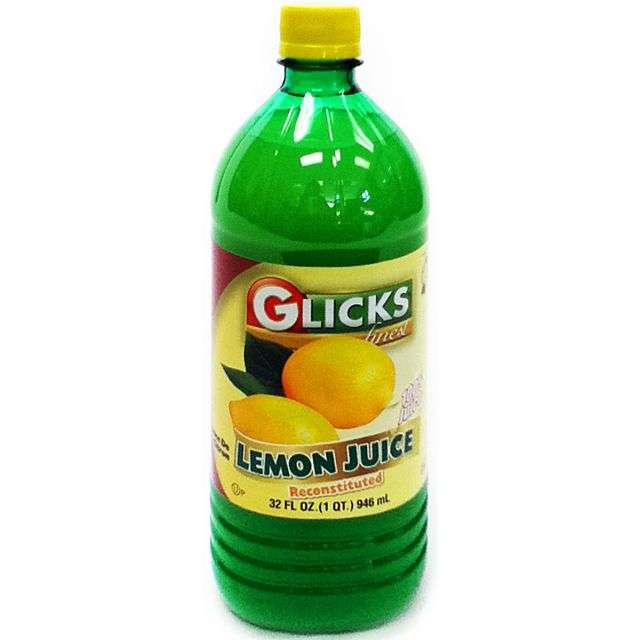 Glicks Lemon Juice 32 oz-04-189-03