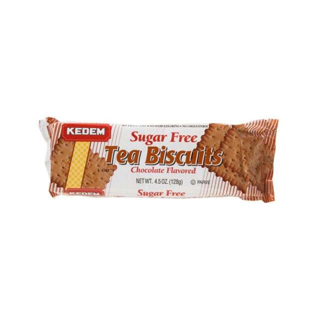 Kedem Chocolate Sugar Free Tea Biscuits   4.5 oz-121-229-14