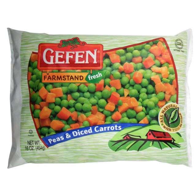 Gefen Frozen Peas and Carrots 16 Oz-PK300204