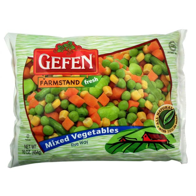 Gefen Frozen Mixed Vegetables 16 Oz-PK300205
