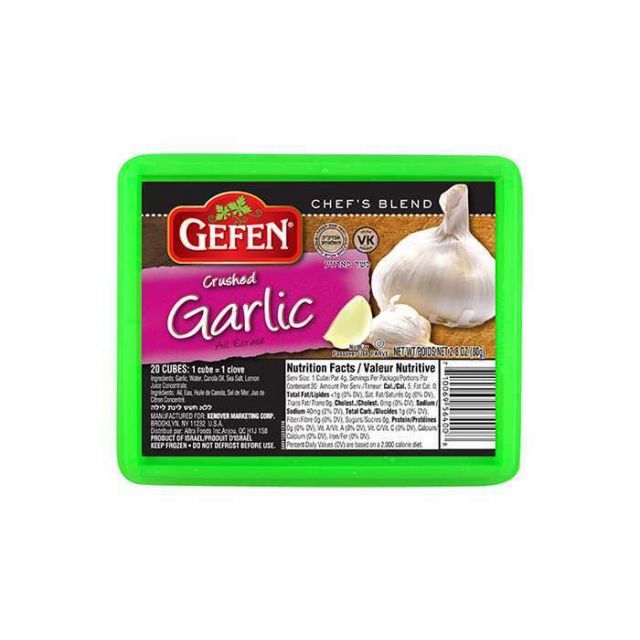 Gefen Crushed Garlic Cube 2.8 Oz-PK300300