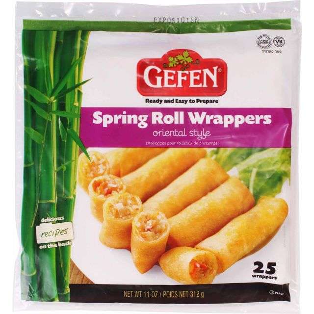 Gefen Spring Roll Wrappers 11 Oz-PK300523