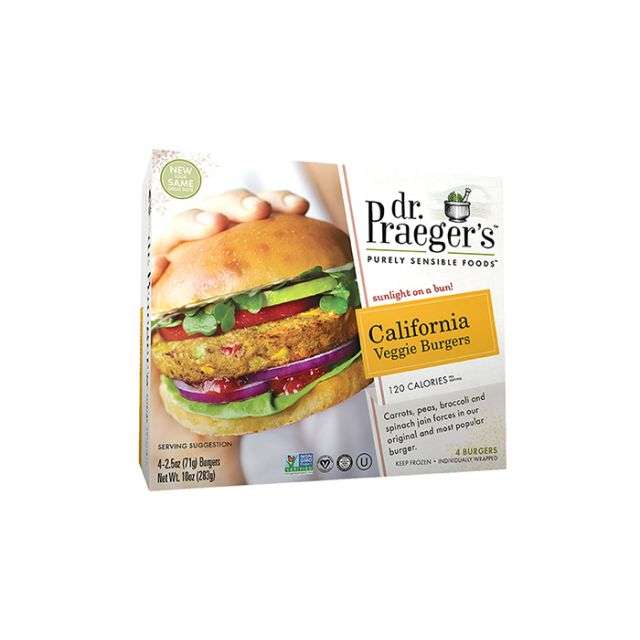 Dr Praegrers  Burger Veggie California 4 Burgers 10 oz-PK980100