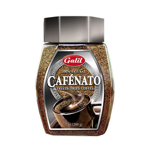 Galil Cafenato Freeze Dried Coffee 7 Oz-04-377-05