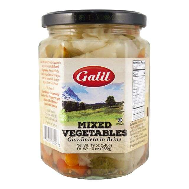 Galil Jarred Giardiniera Mix Vegetables 19 Oz-GP127-211