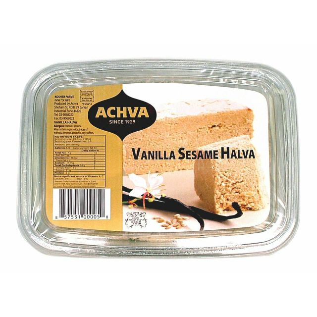 Achva Halva Vanilla 16 oz (454 gr)-121-378-04