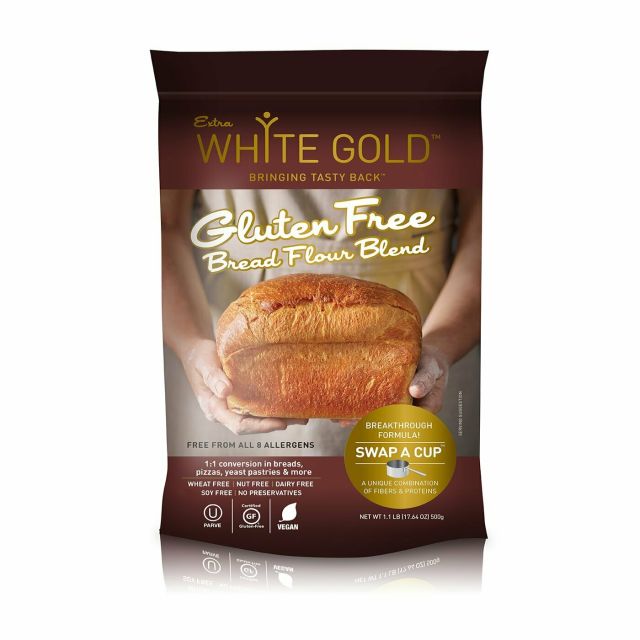 Extra White Gluten Free Bread Flour Blend 15.9 oz-04-223-07