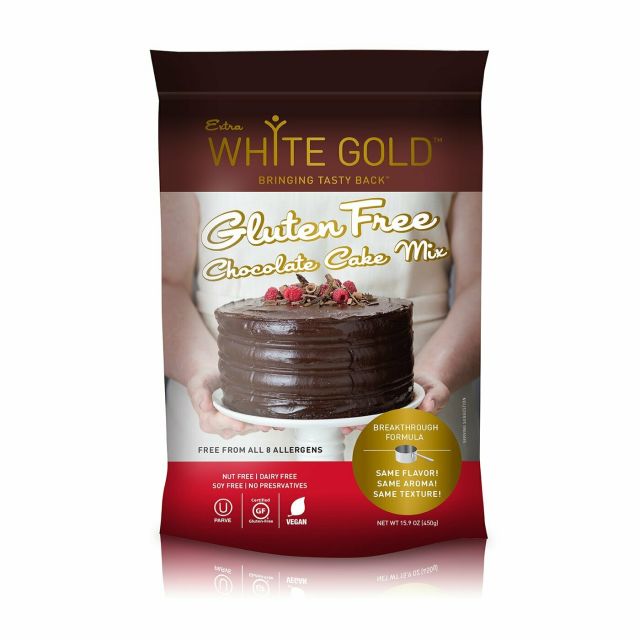 Extra White Gluten Free Chocolate Cake Mix 15.9 oz-04-223-08
