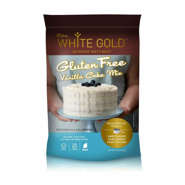Extra White Gluten Free Vanilla Cake Mix 15.9 oz-04-223-09