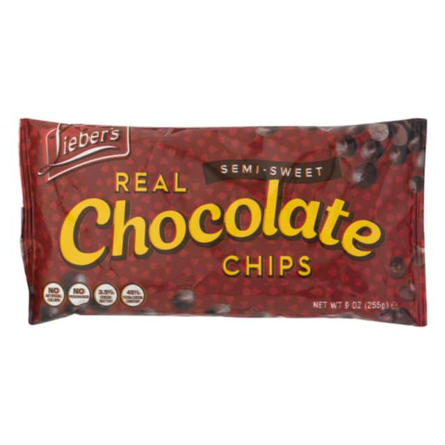 Liebers Rael Semi Sweet Chocolate Chips 9 Oz-04-226-04