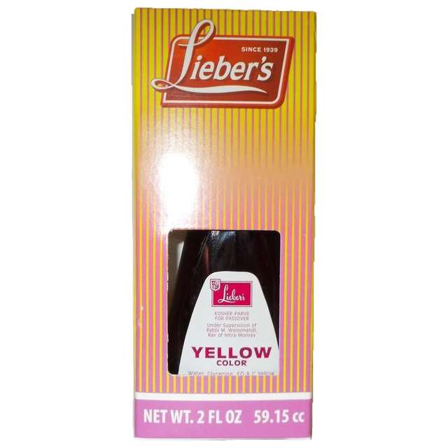 Lieber׳s Yellow Food Coloring 2 Oz-LP-B43
