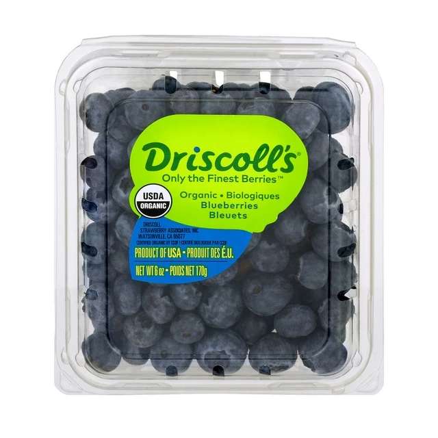 Driscoll's Organic Blueberries Half Pint 6 Oz-696-510-01