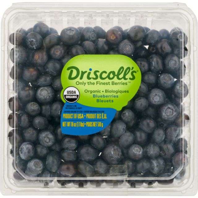Driscoll's Organic Blueberries  18 Oz-696-510-02