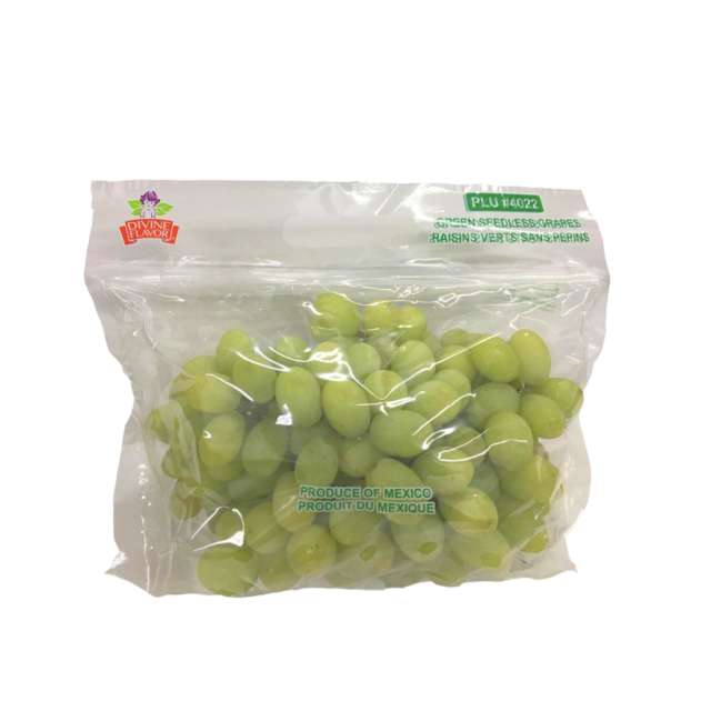 Fresh Green Seedless Grape - Price per Bag-696-513-02