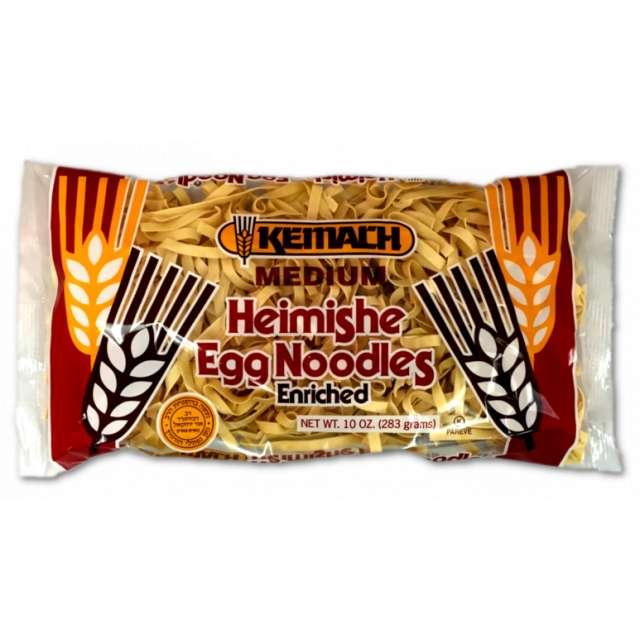 Kemach  Medium Heimishe Egg Noodles 10 Oz-KPH-04012