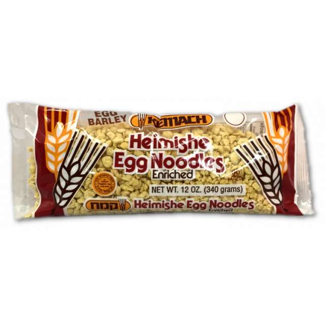Kemach  Egg Barley Heimishe Egg Noodles 12 Oz-KPH-04014