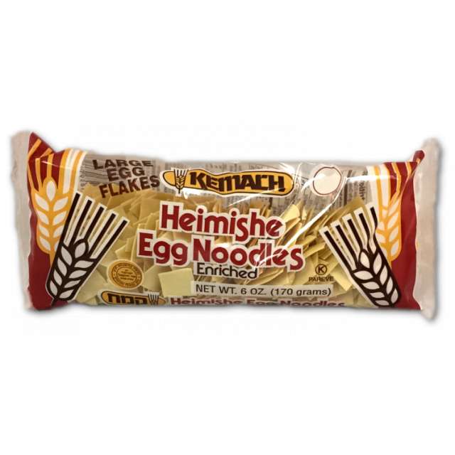Kemach Large Flakes Heimishe Egg Noodles 6 Oz-KPH-04023