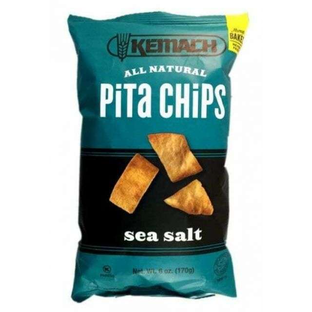 Kemach Sea Salt Pita Chips  6 Oz-KPH-04360