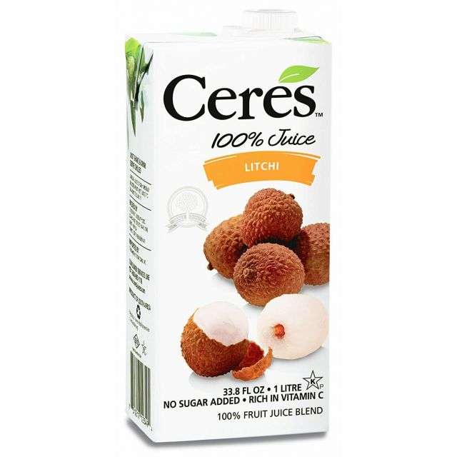 Ceres Litchi Juice 100% Juice Blend 32.8 Fl Oz-LTL-CRJ24