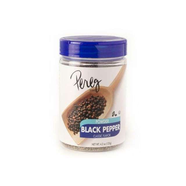 Pereg Black Pepper Fine Powder 4.25 Oz-04-535-09