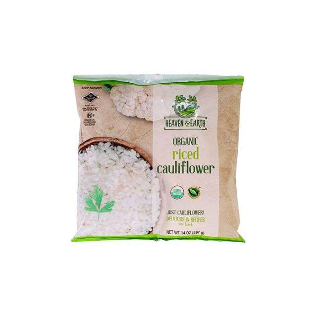 Heaven & Earth Organic Riced Cauliflower 14 Oz-KP-760235