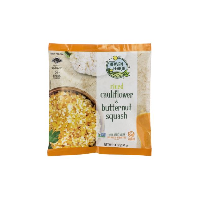 Heaven & Earth Riced Cauliflower Blend & Butternut Squash 14 Oz-313-341-10