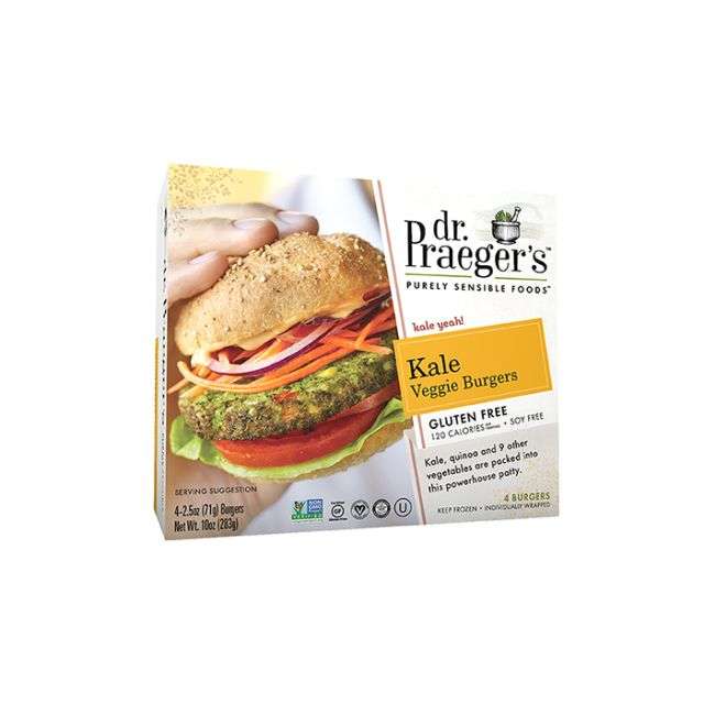 Dr Praegrers Burger Veggie Kale  4 Burgers  10 oz-313-336-02