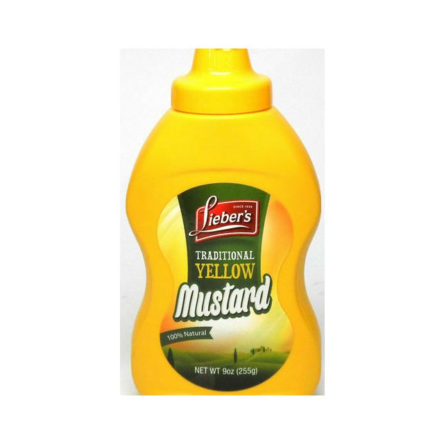 Liebers Yellow Mustard 9 Oz-04-242-05