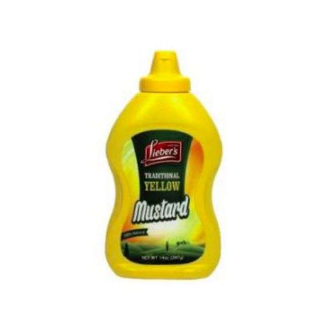 Liebers Yellow Mustard 14 Oz-04-242-06