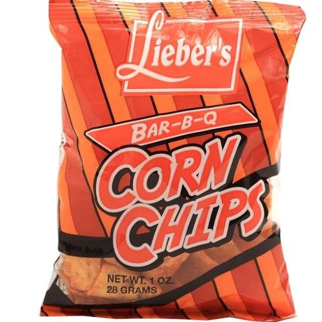 Liebers BBQ Corn Chips 1 Oz-LP-P32