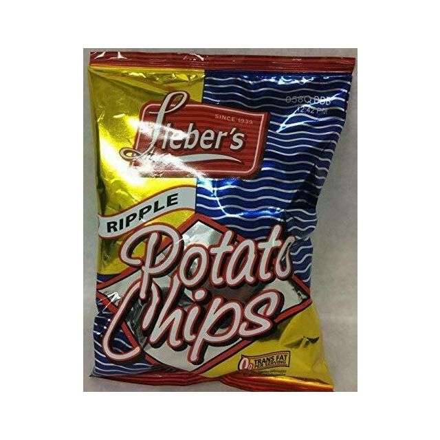 Liebers Potato Chips Ripple 0.75 Oz-121-351-06