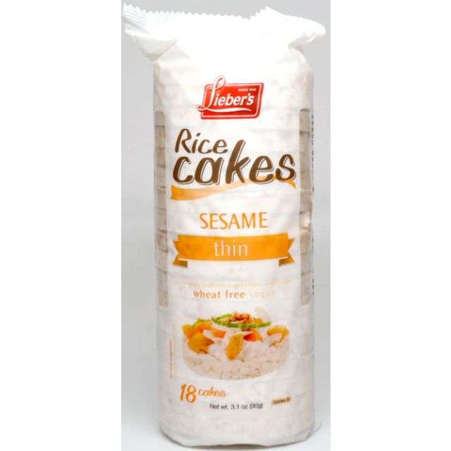 Liebers Lieber×³s Sesame Rice Cakes 3.1 Oz-121-361-04