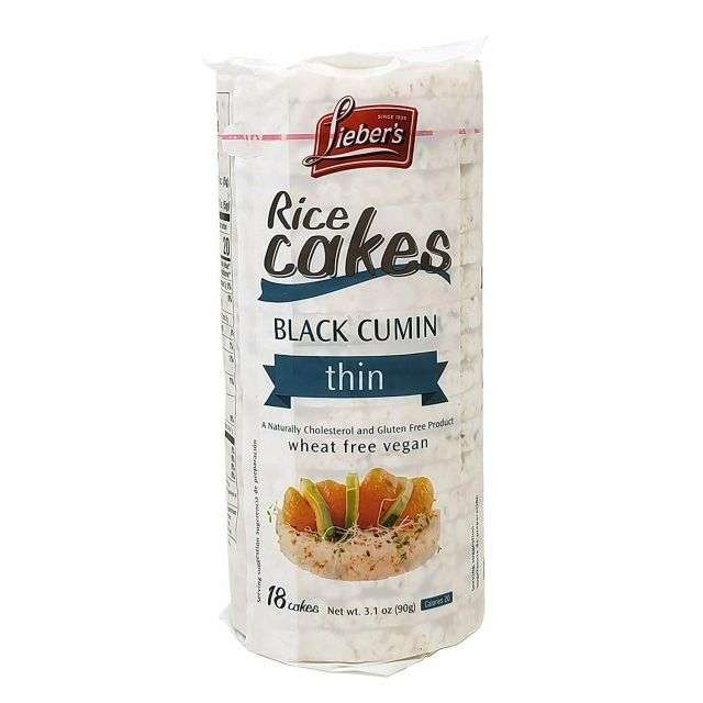 Liebers Rice Cakes with Black Cumin 3.1 Oz-121-361-06