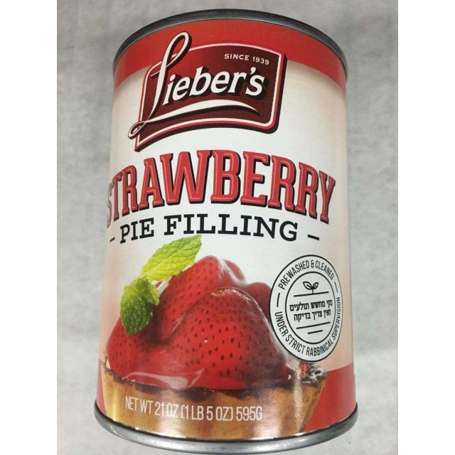 Liebers Strawberry Pie Filling 21 Oz-04-227-09