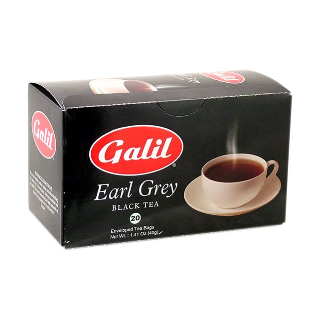 Galil Earl Grey Tea 20 Teabags 1.41 Oz-04-350-02