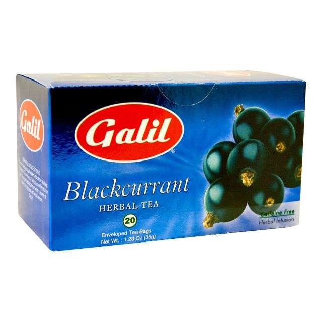 Galil Blackcurrant Herbal Tea 20 Teabags 1.23 Oz-04-350-05