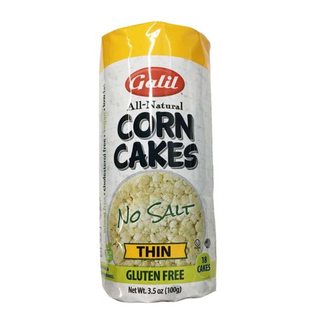 Galil Thin Corn Cakes No Salt 3.5 Oz-121-361-10
