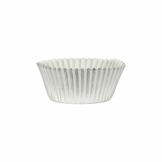 Silver Foil Baking Cups 72 Ct-232-565-02