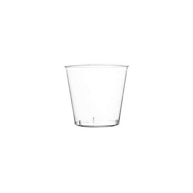 Simcha Collection Clear 1oz Round Shot Cups 50 Ct-BS-207