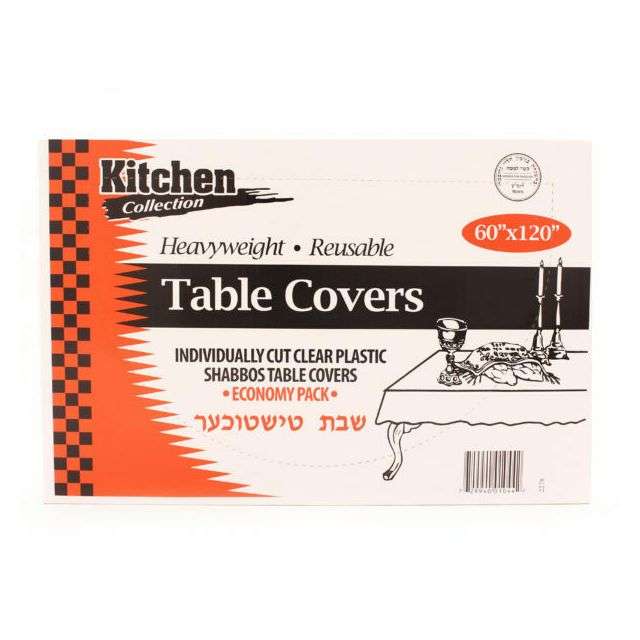 Kitchen Selection Clear Tablecloths 60×120 – 12 Ct-232-556-06