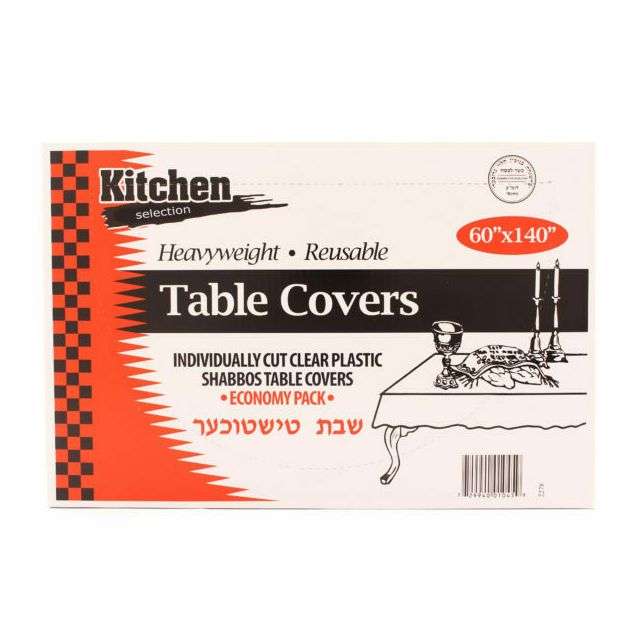 Kitchen Selection Clear Tablecloths 60×140 – 10 Ct-232-556-07